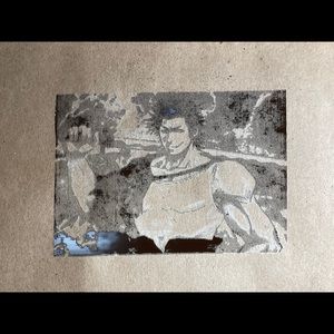 Anime Engraving Yami Sukehiro (Black Clover)